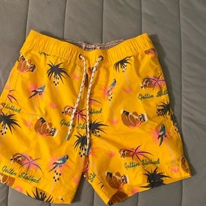 Yellow Party Pants Swim Shorts